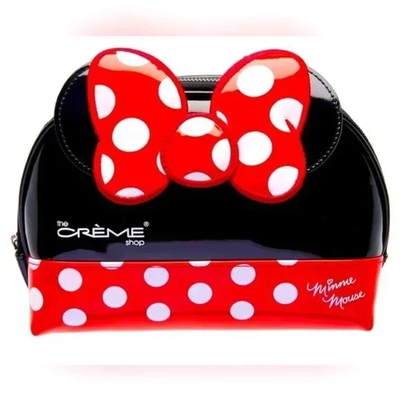 The Creme Shop Minnie Mouse Dome Travel/Makeup Pouch (Red) New