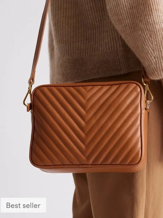 QUINCE Italian Leather Crossbody Bag