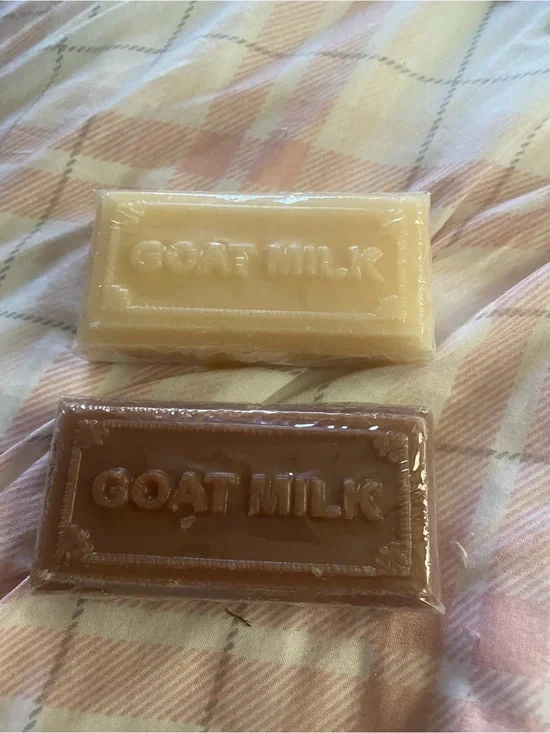 Goat Milk Hand Soap Bar - Cream and Brown - Moisturizing Cleansing Bars