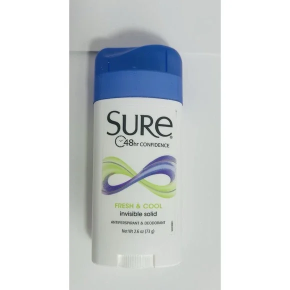 Invisible Solid Anti-Perspirant Deodorant - Fresh and‎ Cool by Sure for Unisex