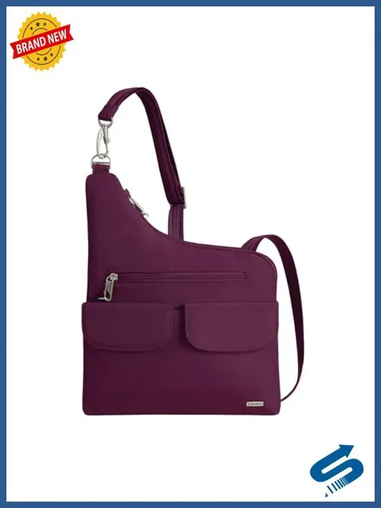 Anti-Theft Classic Crossbody Bag with RFID Blocking