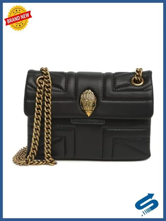 Mini Leather Crossbody Bag with Magnetic Closure