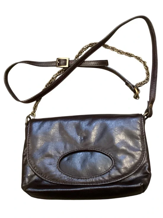 Latico Brown Supple Leather Crossbody Bag Slouchy‎ Boho Artisan Purse