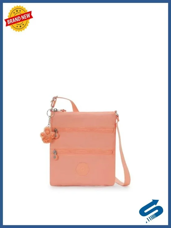 Crinkled Nylon Lightweight Crossbody with Adjustable Strap