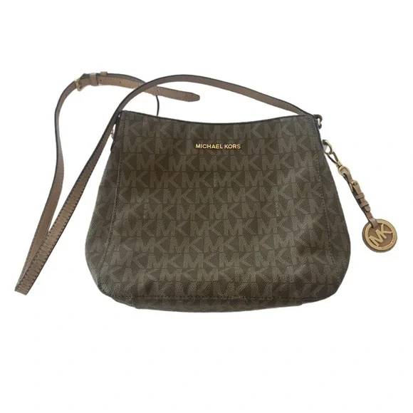 New Michael Kors Purse Jet Set Travel Messenger Signature Crossbody‎ Handbag