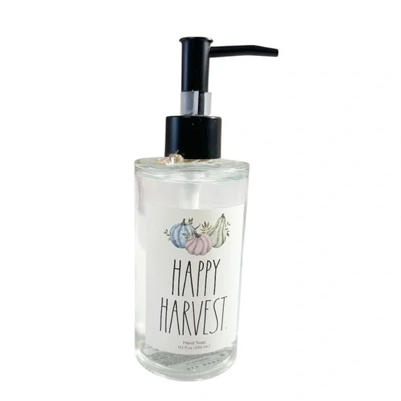 NWT Rae Dunn HAPPY HARVEST Pumpkin Season Scented Hand Soap 🍂🍁🍂