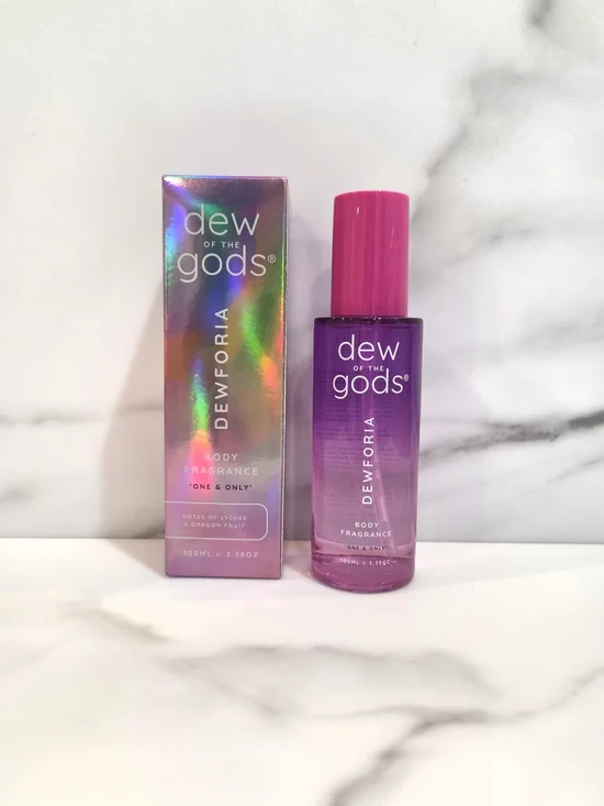 DEW OF THE GODS Dewforia Body Fragrance In One & Only 100ml - NIB Retail $36