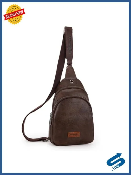 PU Leather 4-in-1 Wearable Crossbody Sling Bag for Travel Daily Use