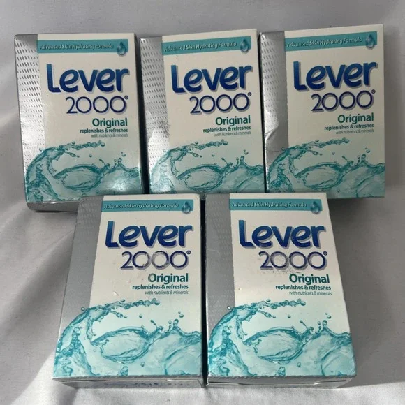 Lever 2000 Original Bar Soap 4.5 OZ ‎ Lot Of 5 SEALED Unilever