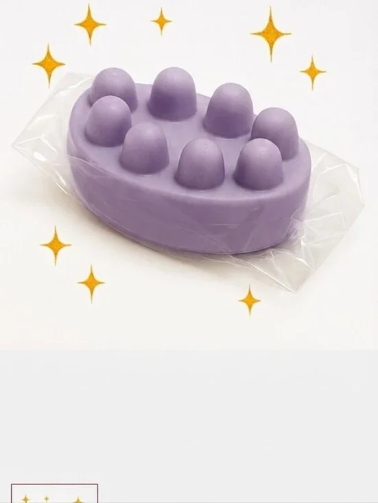 Purple Lavender Goats Milk Massage Soap Bar