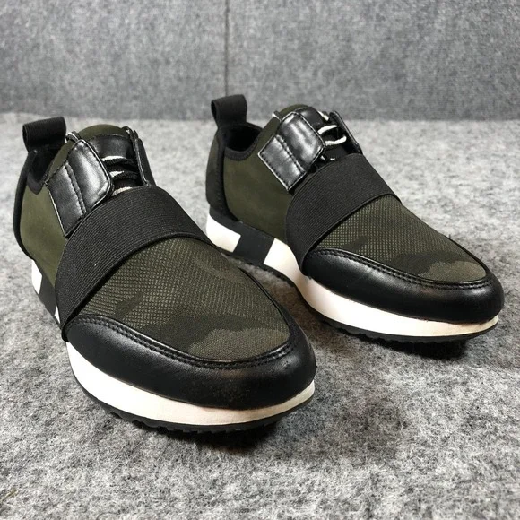Steve Madden Shoes Mens Size‎ 7 M Green Camo Slip On Casual Comfort Sneakers
