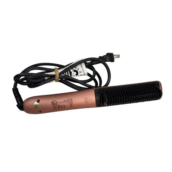Karma Beauty Serenity Pro Hair Straightening Brush Rose  300-450F Heat Settings