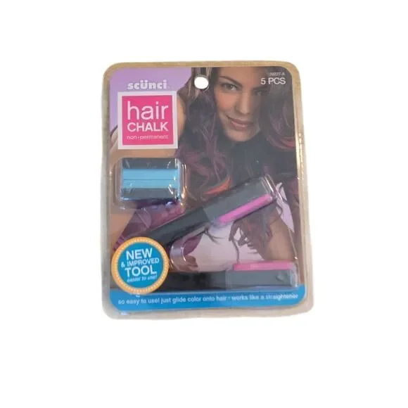 Scunci Hair Chalk Set - Blue and Pink