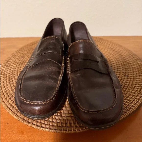 Born‎ Dark Brown Leather Loafers