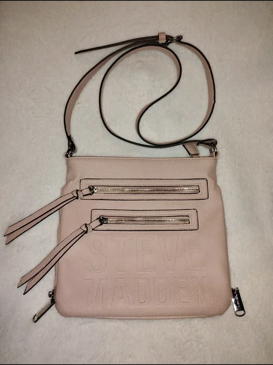 Steve Madden Light Blush Pink Crossbody Bag