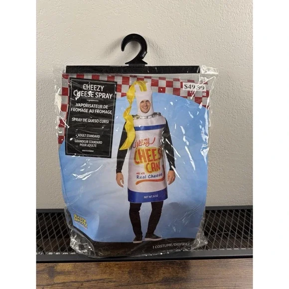 Cheezy Cheese Spray Can Costume - Rasta Imposta‎