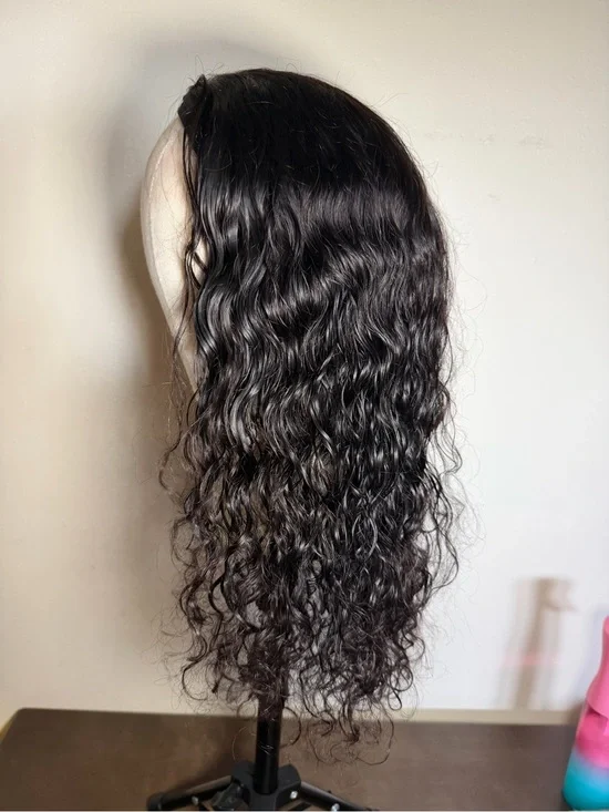 Custom 20” Human Hair Half Wig – Ready to Wear