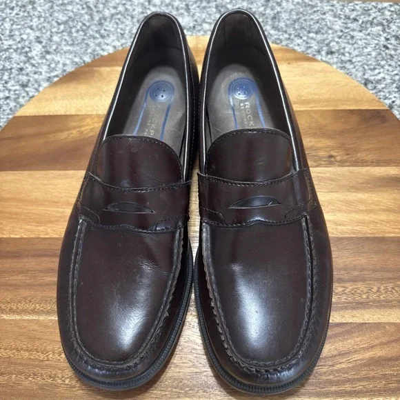 Rockport Air‎ Circulator Inserts Sz 12 N Leather Handsewn Penny Loafers