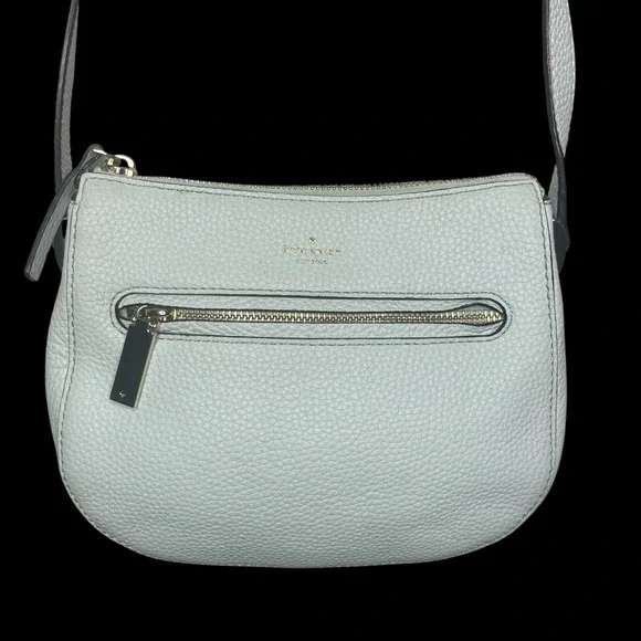 Kate Spade Hopkins Street Alanis‎ Pebble Leather Mint Green Crossbody Bag Purse