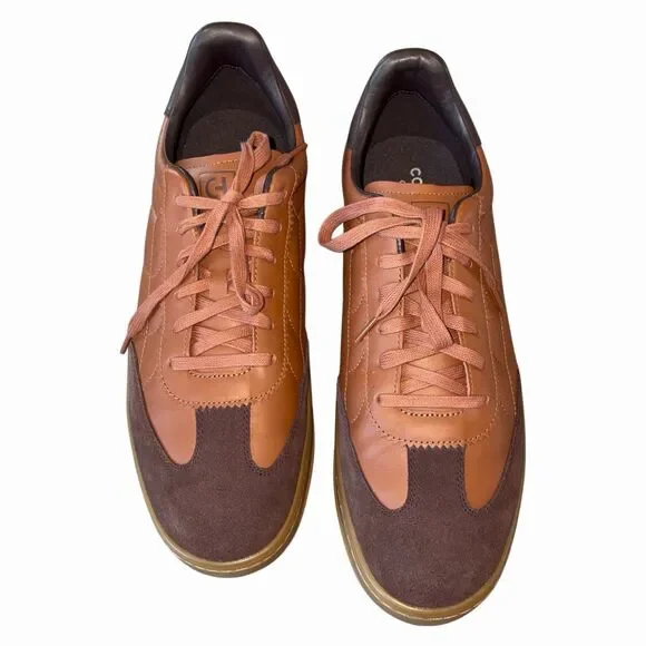 Cole Haan GrandPro Breakaway Men Size 12M Tan Madeira Gum Leather Sneakers