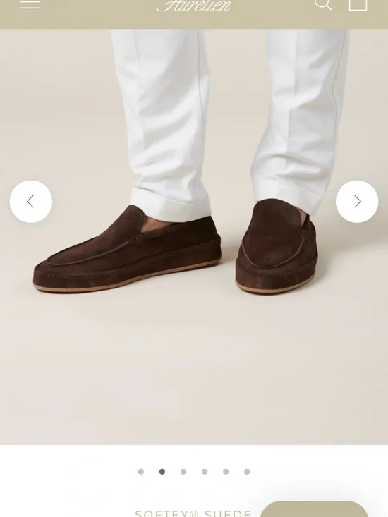 Aurélien Voyager Loafers Chocolate Suede EU 45 US 12 NWT in BOX