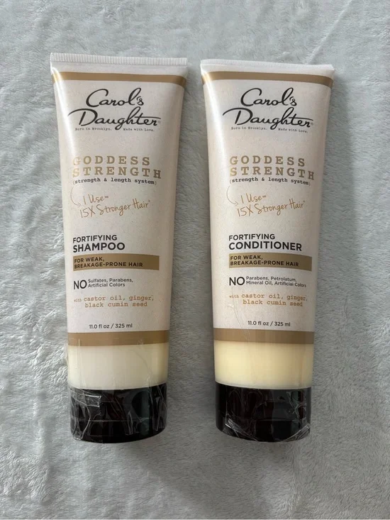Carol's Daughter Goddess Strength Fortifying Shampoo and Conditioner 11 fl oz