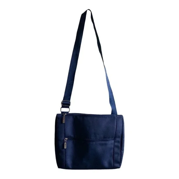 MAXX NY Navy Blue Polyester Crossbody‎ Messenger Bag