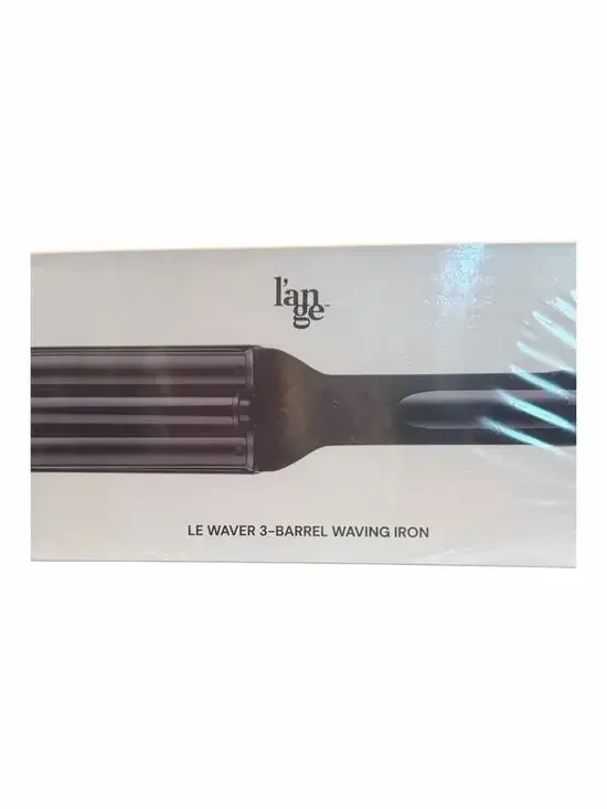L’ange Le Waver 3 Barrel Waving Iron Titanium Black NIB Sealed