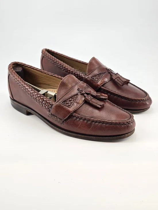 Allen Edmonds Men's Maxfield Chili Leather Tassel Loafers