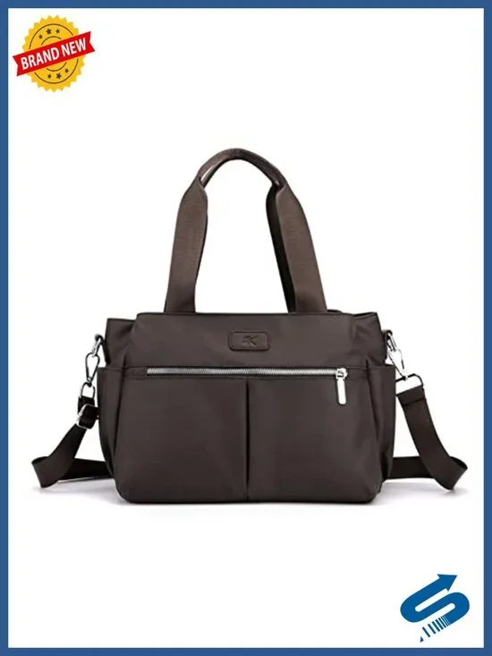Nylon Multi-pocket Crossbody Bag Tote Travel Work Daily
