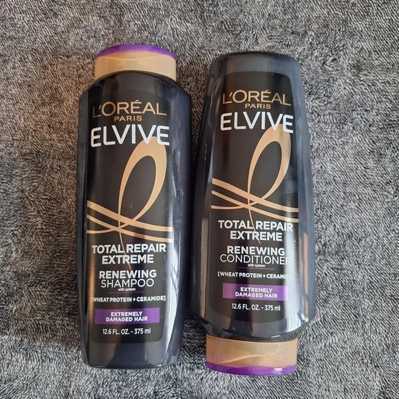 2 Pk‎ L'oreal Elvive Total Repair Extremely Damage Hair Shampoo & Conditioner