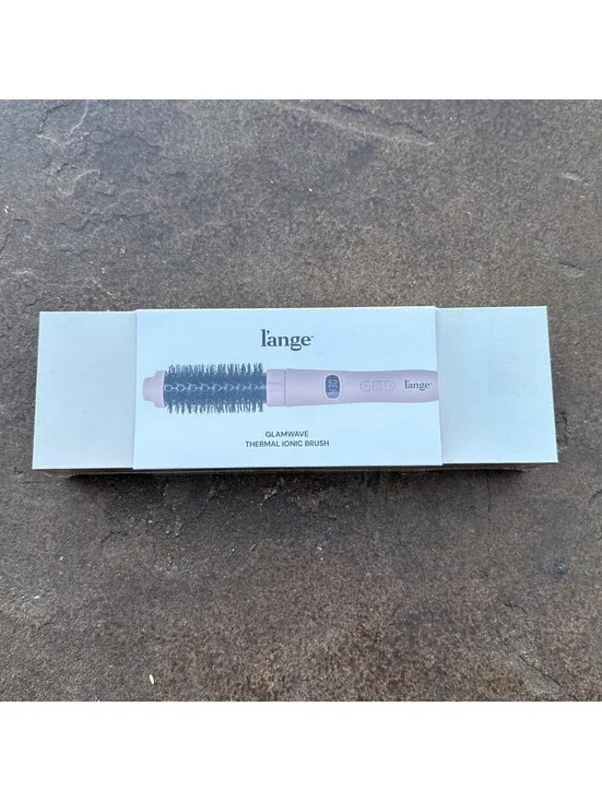 NEW L'ange Lange GlamWave Thermal Ionic Brush - Blush Pink New Sealed