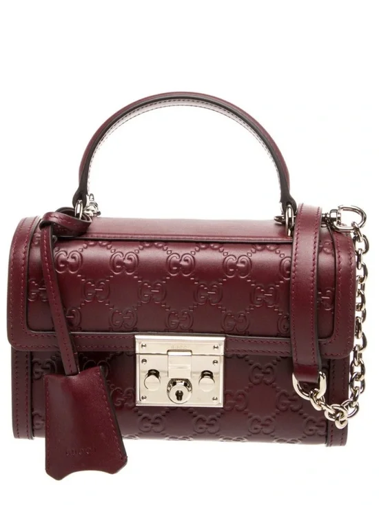 Gucci Leather Padlock Bag