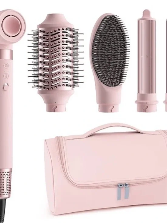 NEW - 5 in 1 Hot Air Styler Wrap - High-Speed Hair Dryer, Auto Curlers, Brush