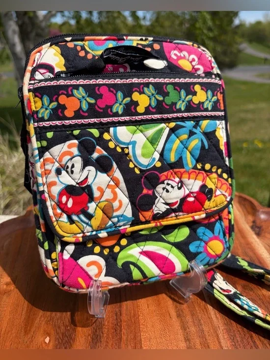 Disney Parks Vera Bradley Mini Hipster Crossbody “Midnight with Mickey” Like New