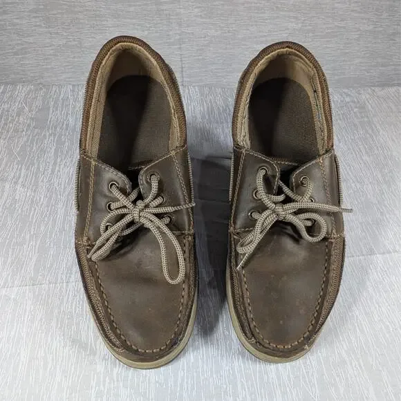 Margaritaville Gulf Stream Loafers MG1650B Mens 9.5 Tan Boat Dock Loafer Shoes