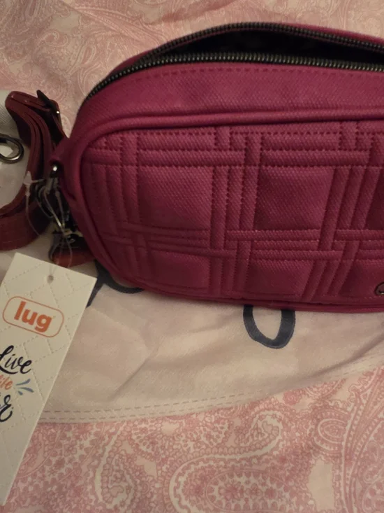Lug Quilted Crossbody Bag - Orchid