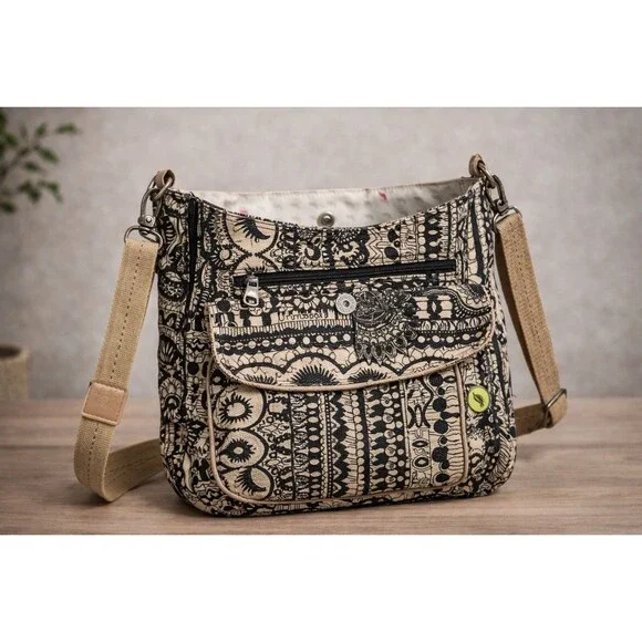 Vegan Leather Crossbody Bag | Boho Style | Unbranded
