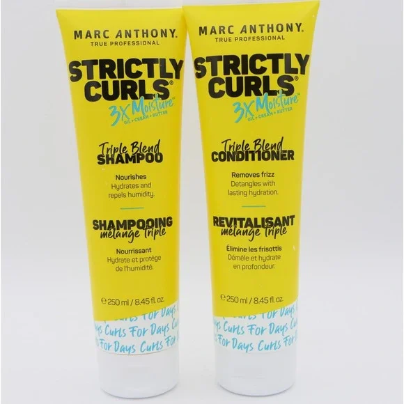 Marc Anthony Strictly Curls Triple Blend Shampoo & Conditioner Set 8.45 oz Ea