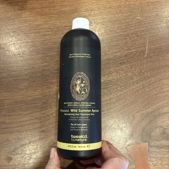 Tweak’d By Nature Rhassoul Hair Treatment Mist Wild‎ Summer Apricot 16oz Sealed