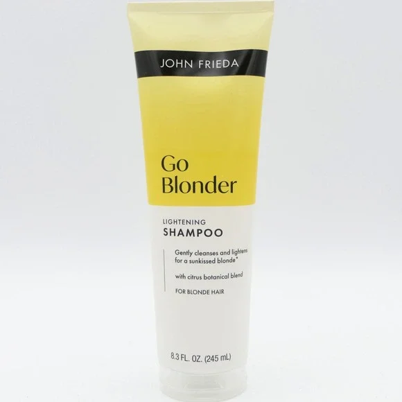 John Frieda Go Blonder Lightening Shampoo For Blonde Hair 8.3 oz Gently Cleanses