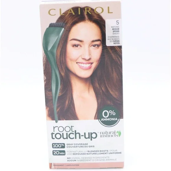 Clairol by Natural Instincts Root Touch-Up # 5 Medium Brown Permanent Hair Color