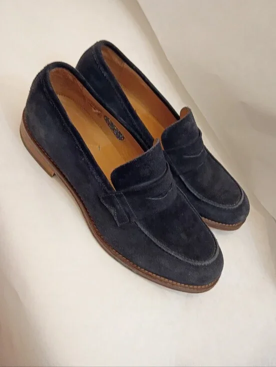 Paul Smith Loafer's Luxury Suede  Leather Shoes Men’s  UK 9