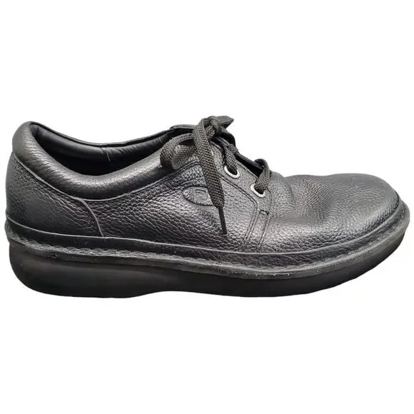 Propét Villager‎ Orthopedic Shoes Mens Size 12 D Black Leather Lace Up M4070