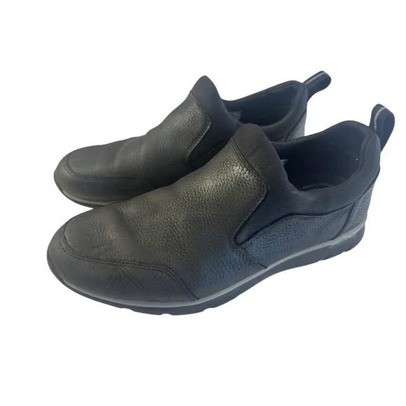 Johnston & Murphy Black Sheepskin‎ Loafers Size 8 1/2