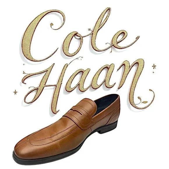 Cole Haan Signature Grand OS Oxford Brown Leather Dress Shoes Men’s 10M