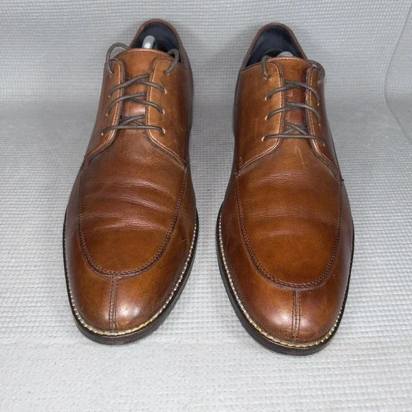 Cole Haan Dress Shoes‎ Mens 11 Grand Lenox Hill Split Oxford Tan Brown Leather