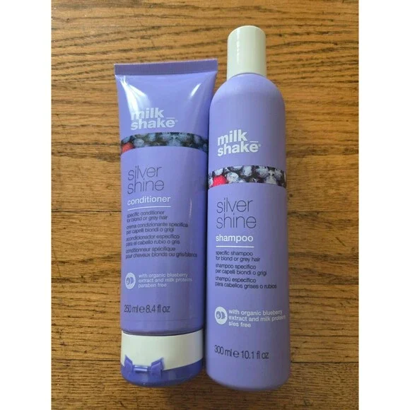 Milk Shake Silver Shine Shampoo 10.1fl oz & Conditioner 8.4fl oz Set