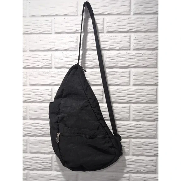 AmeriBag Healthy Back Bag Backpack Crossbody Sling Day Pack Adjustable Strap