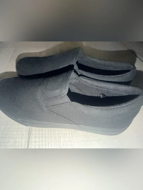 Classic Slip-On Canvas Men’s Shoe - Black